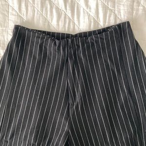 Daniel Cassin wide leg pinstripe pants size M